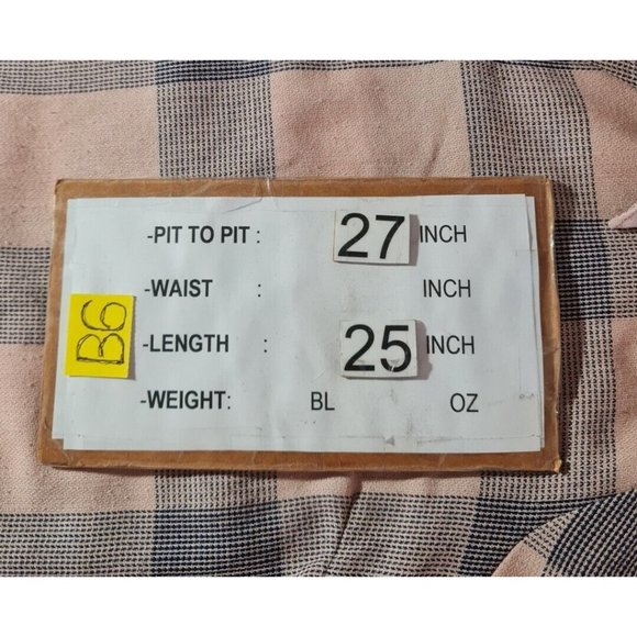 LANE BRYANT Womens Button Up Top Long Bell Sleeve Shirt Plus Size 20 Plaid  B6P - Picture 7 of 7